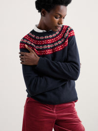 Seasalt Seas Edge Jumper in Bedstone Jam Mix