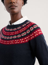 Seasalt Seas Edge Jumper in Bedstone Jam Mix
