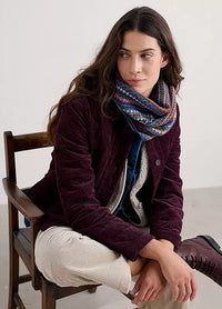 Seasalt Touchstone Snood in Star Jasmine Coal Jetty Mix