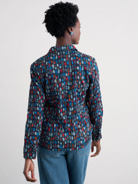 Seasalt Larissa Shirt in Dye Strokes Dark Lugger