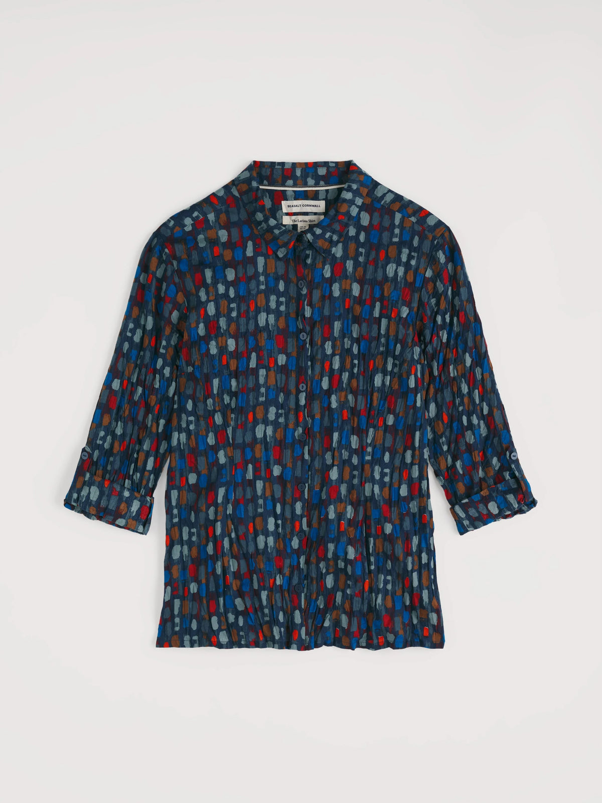 Seasalt Larissa Shirt in Dye Strokes Dark Lugger