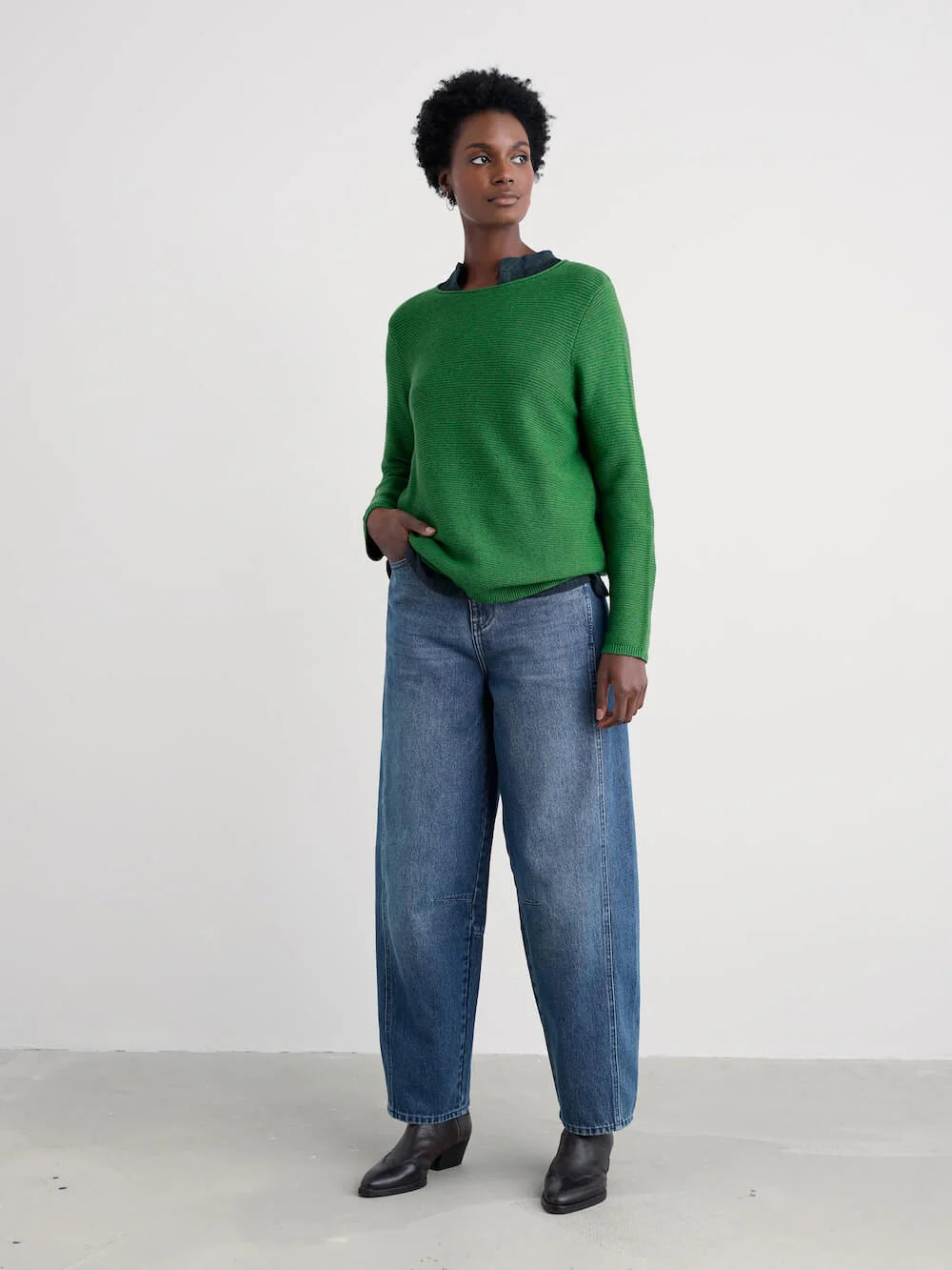Seasalt Makers Jumper - Hedgerow