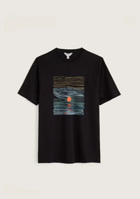 Seasalt Men's Midwatch T-Shirt Godrevy Surf Onyx