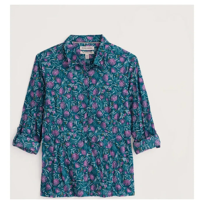 Seasalt Larissa Shirt in Pin Cushion Proteas Storm