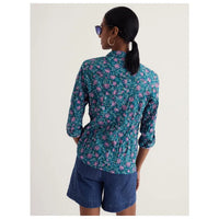 Seasalt Larissa Shirt in Pin Cushion Proteas Storm