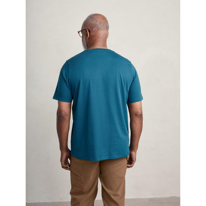 Seasalt Mens Midwatch T-Shirt Marazion Marsh - Ocean Drift