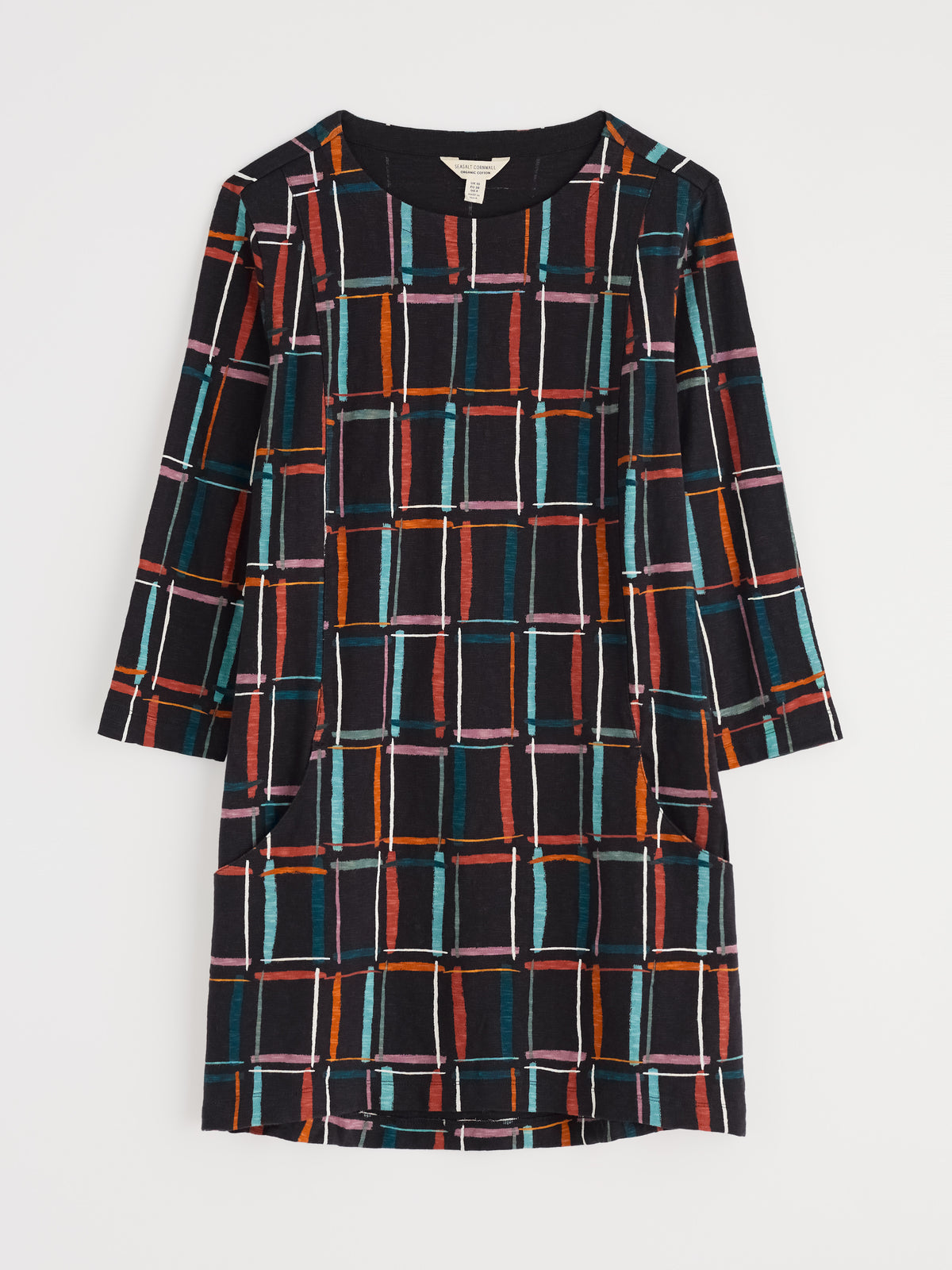 Seasalt Shore Foraging Tunic in Rock Check Onyx