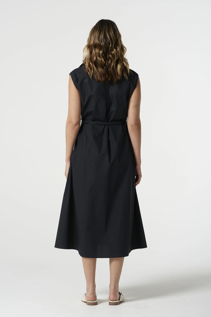 Goondiwindi Dress - Dark Navy Sleeveless
