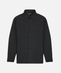 The St Martins Black Linen Long Sleeve