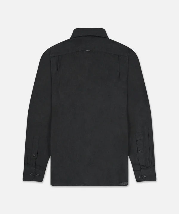 The St Martins Black Linen Long Sleeve