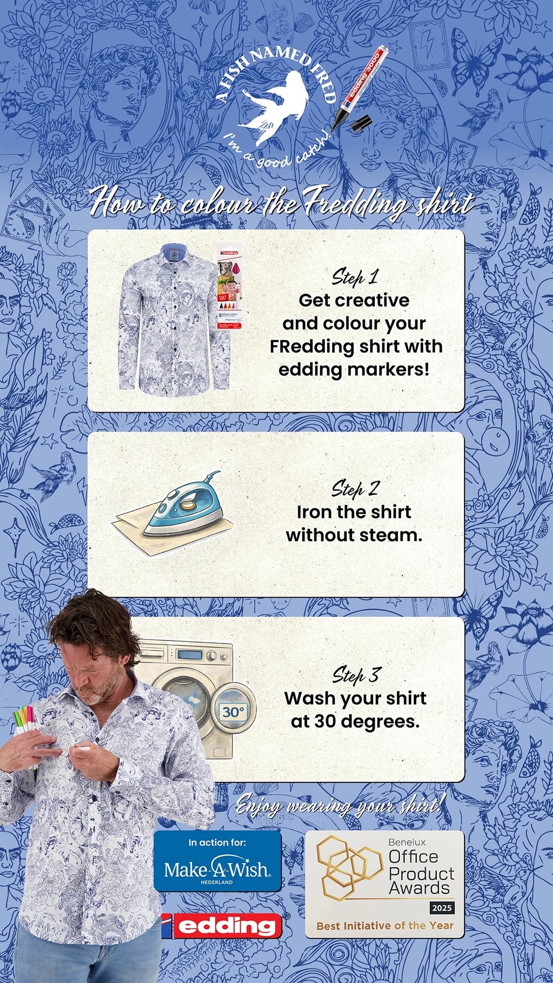 A Fish Named Fred Shirt Fredding 'Created by You' 33.0025_101
