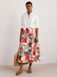 Seasalt Swallow Hill Skirt - Quilt Abstract Mix