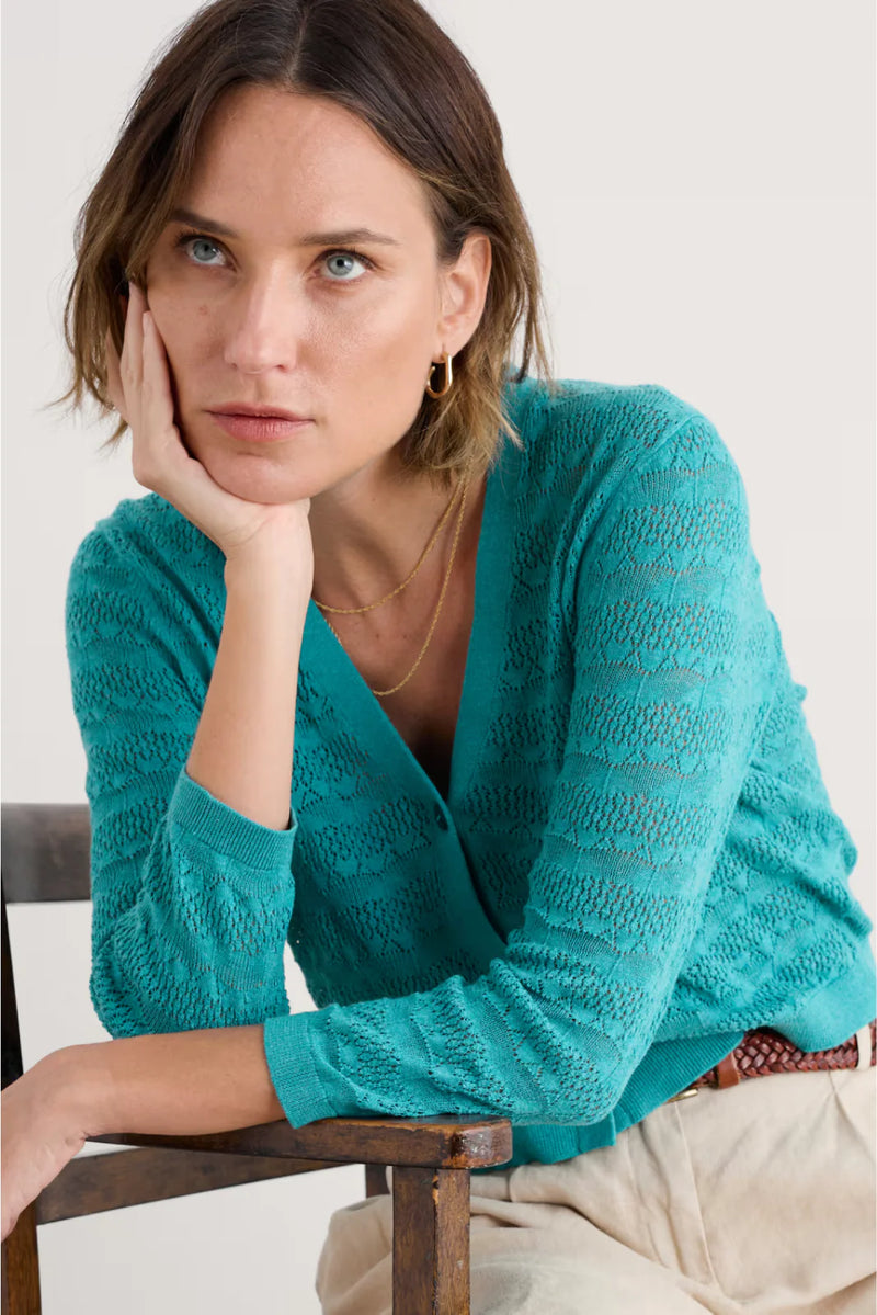 Sweet Day Cardigan in Azurite