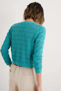 Sweet Day Cardigan in Azurite