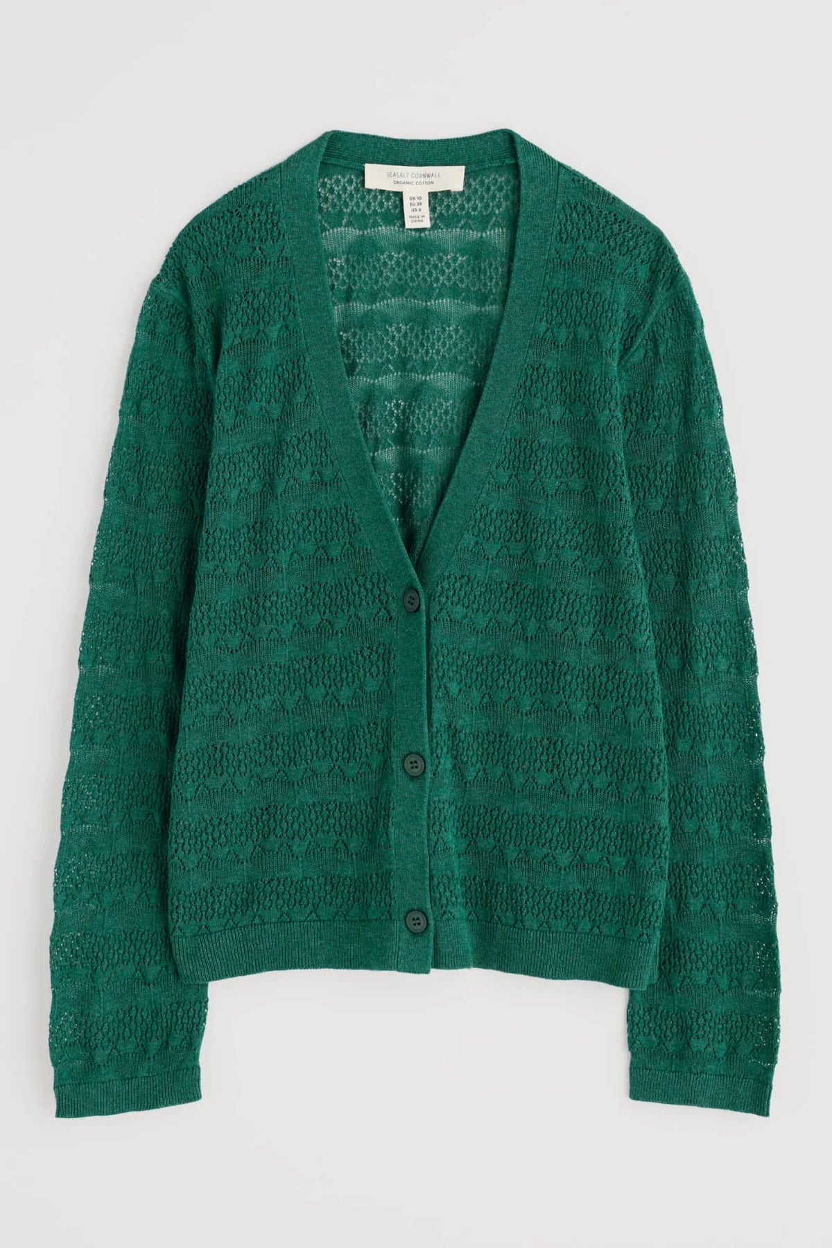 Sweet Day Cardigan in Pine Shoots