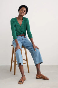 Sweet Day Cardigan in Pine Shoots