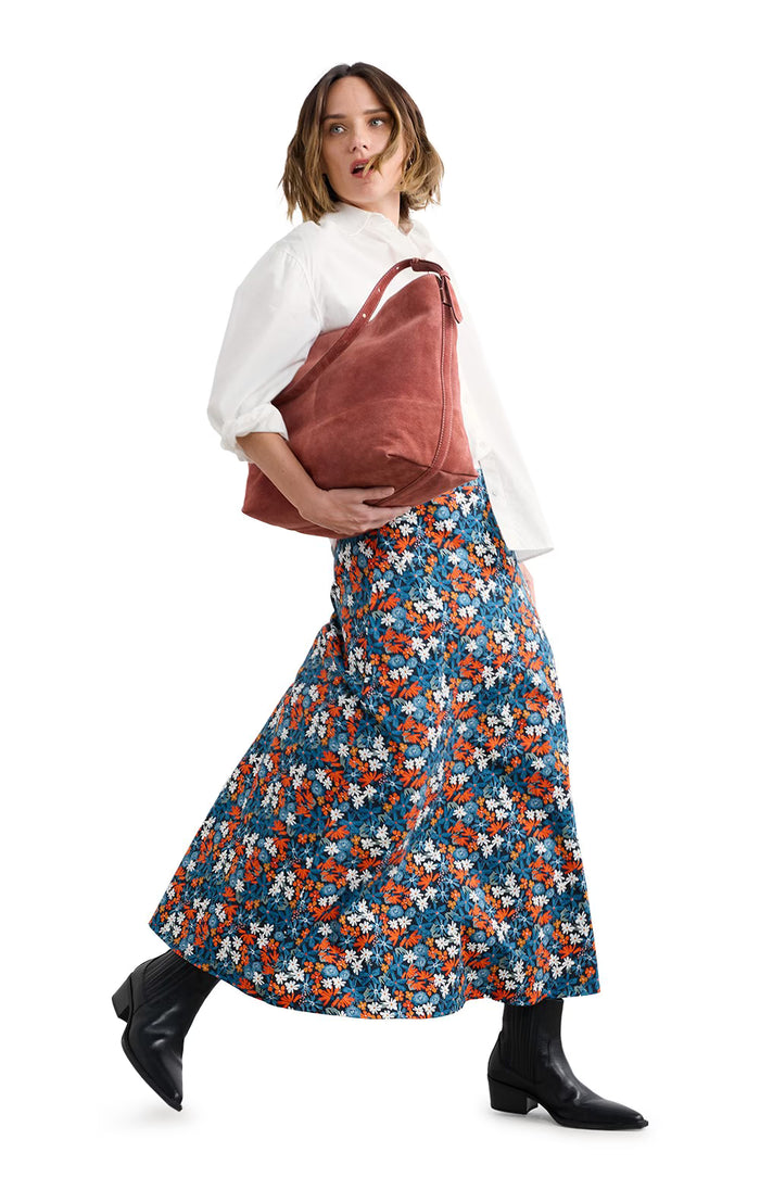 Seasalt Rose Skirt Ankle in Pastel Garden Maritime