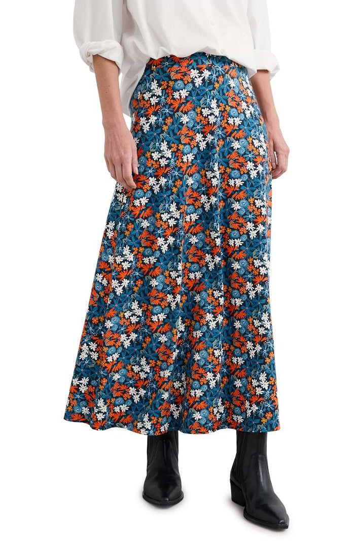 Seasalt Rose Skirt Ankle in Pastel Garden Maritime