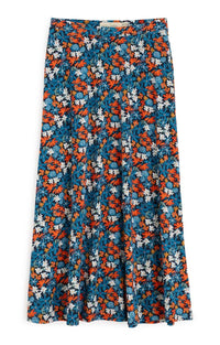 Seasalt Rose Skirt Ankle in Pastel Garden Maritime