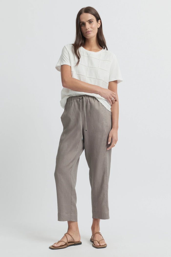 Yarra Trail Tirari Slim Pant in Earth