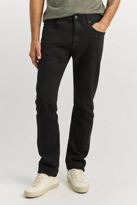 Toorallie Men's Regular Merino-Denim Jean Black