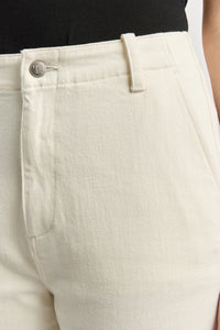 Ladies Toorallie Wide Leg Denim - Ecru