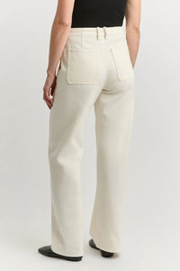 Ladies Toorallie Wide Leg Denim - Ecru