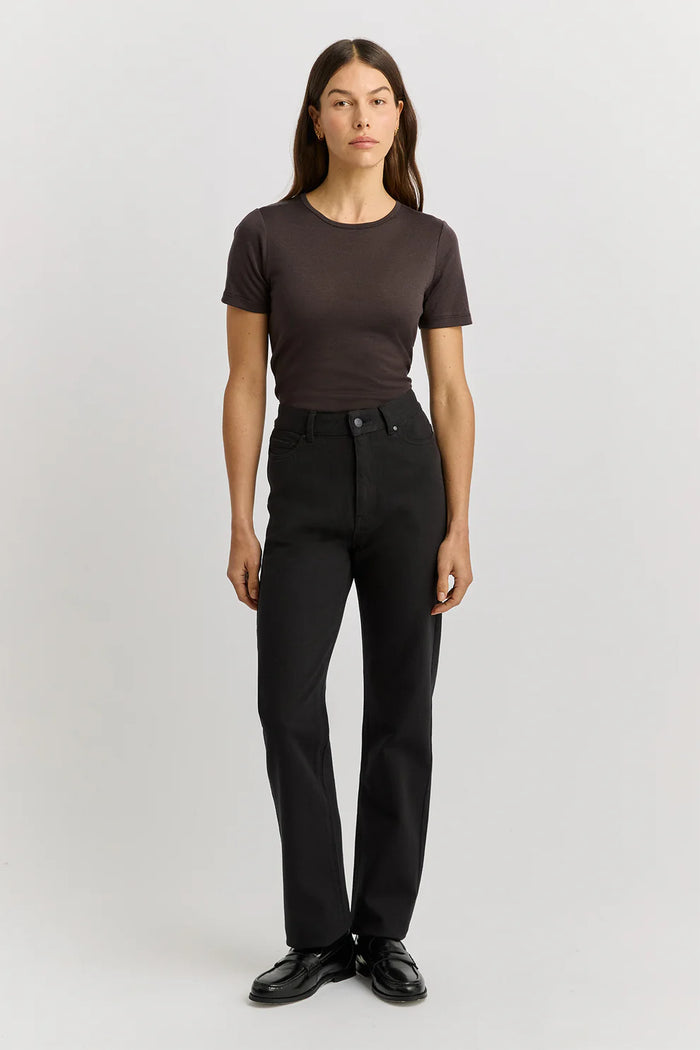 Ladies Toorallie Straight Leg Denim - Black