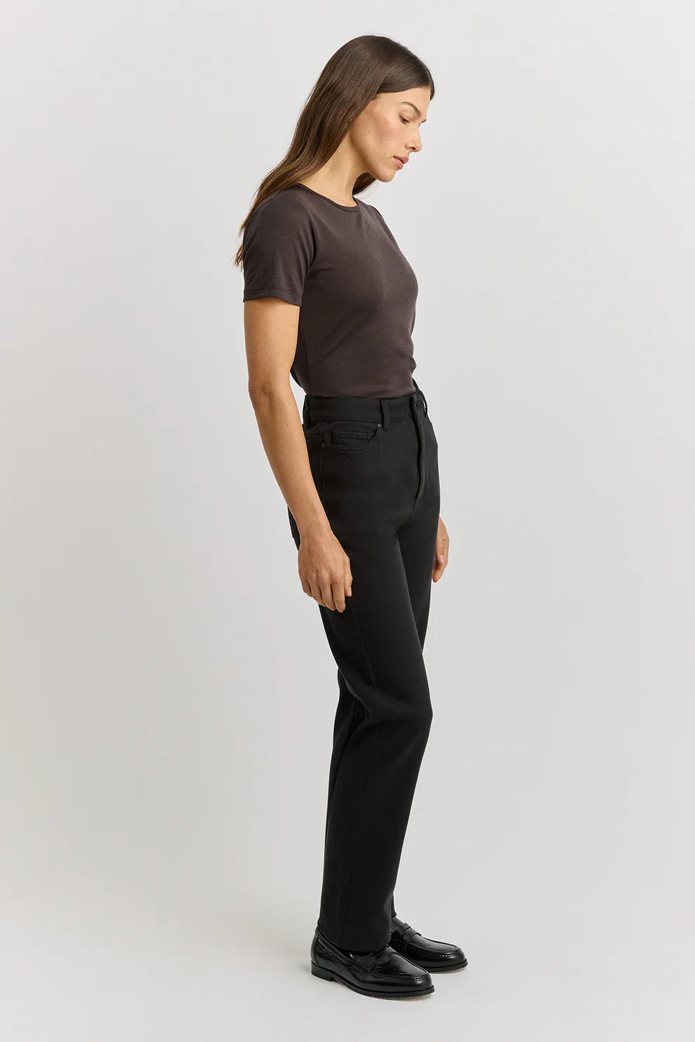 Ladies Toorallie Straight Leg Denim - Black