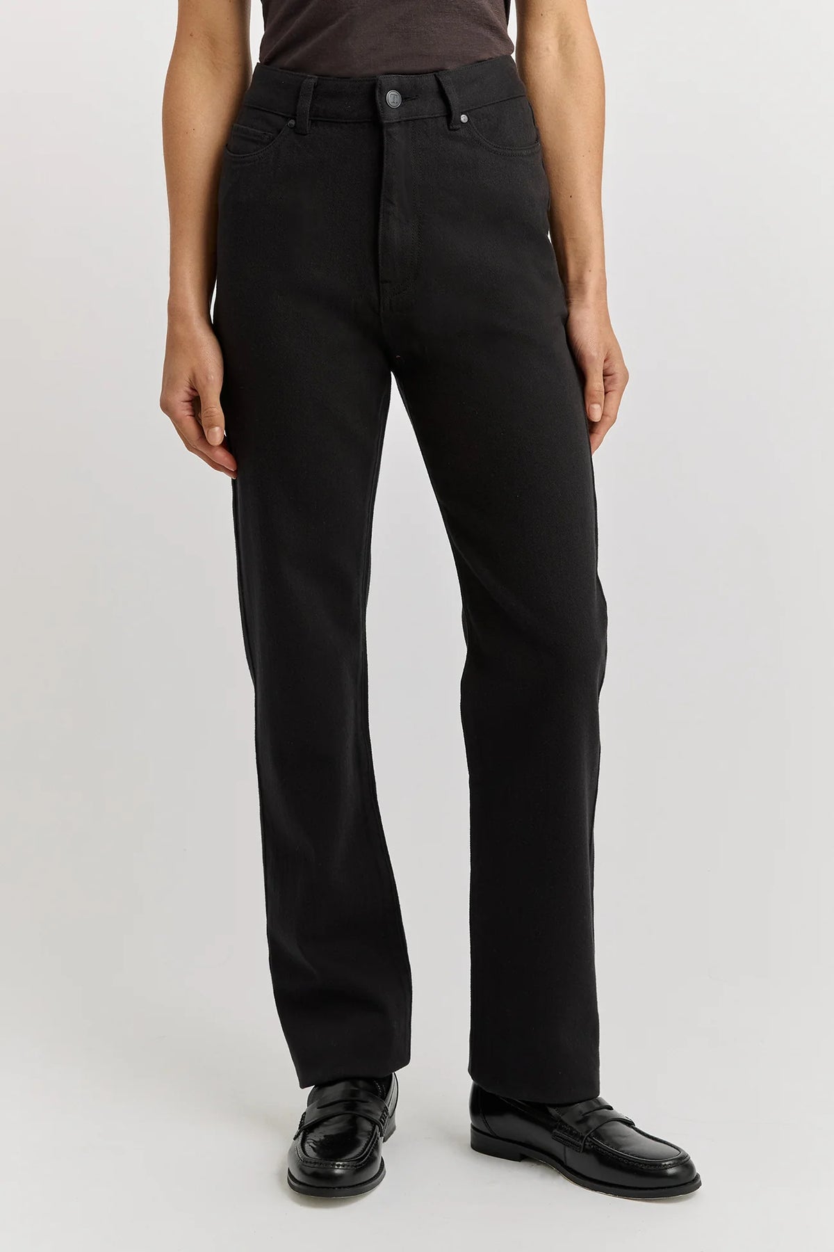 Ladies Toorallie Straight Leg Denim - Black