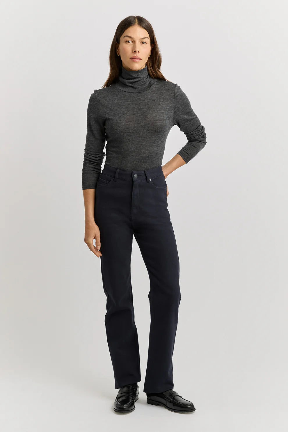 Ladies Toorallie Straight Leg Denim - Navy