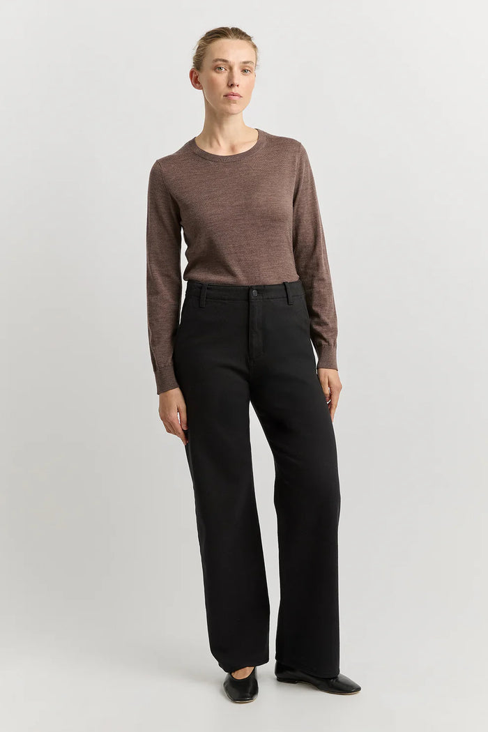Ladies Toorallie Wide Leg Denim - Black