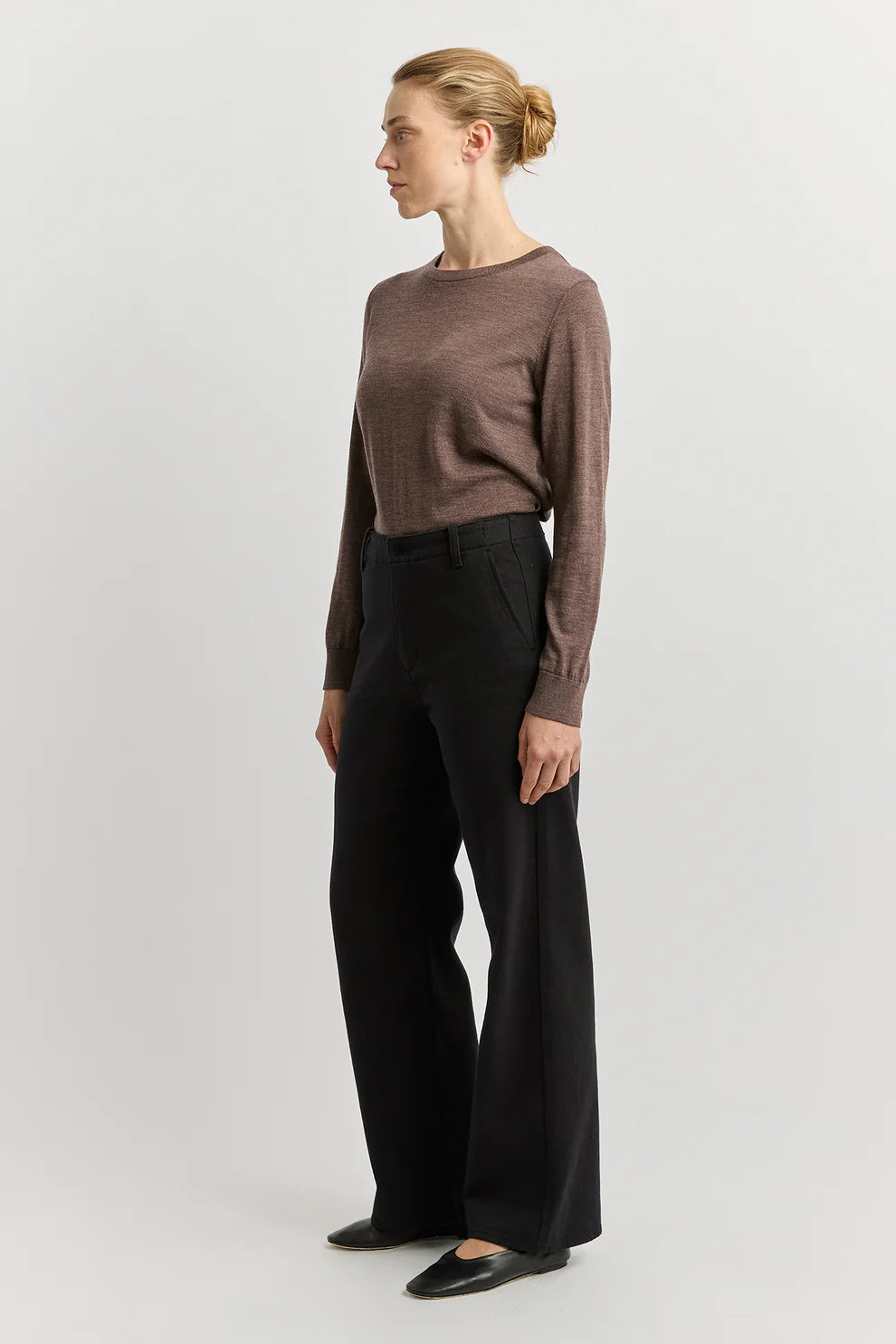 Ladies Toorallie Wide Leg Denim - Black