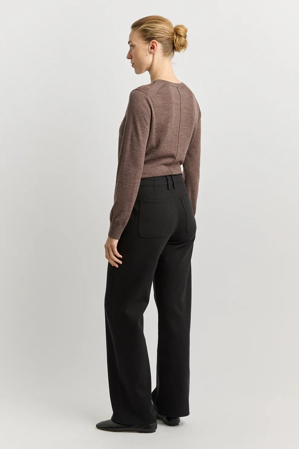 Ladies Toorallie Wide Leg Denim - Black
