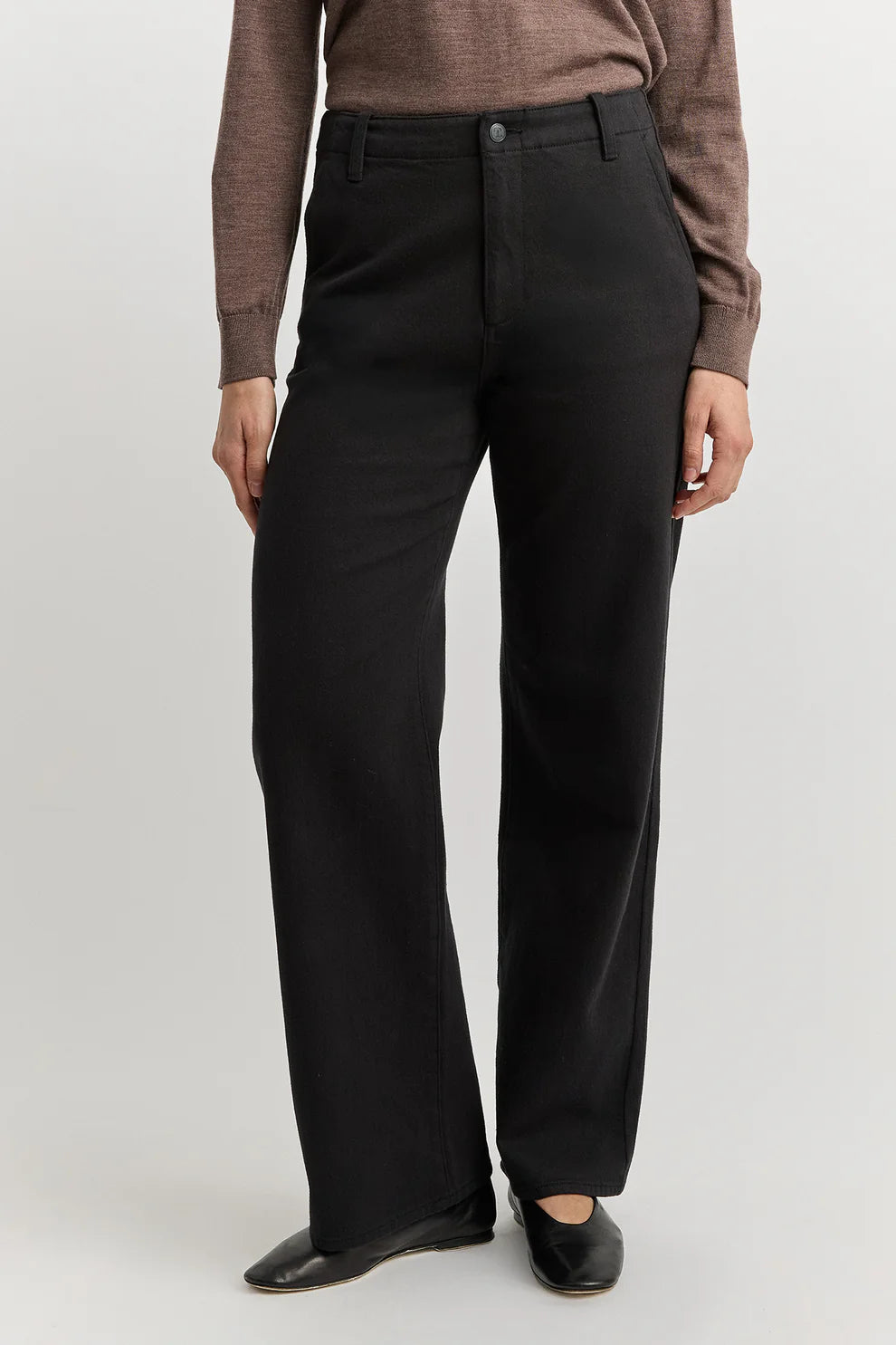 Ladies Toorallie Wide Leg Denim - Black
