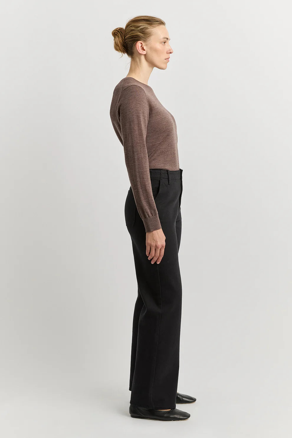 Ladies Toorallie Wide Leg Denim - Black