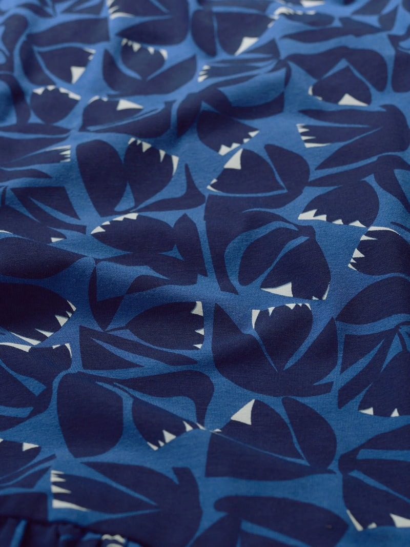 Tor View Dress in Floral Cutout Ink