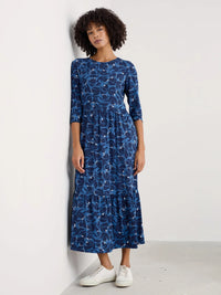 Tor View Dress in Floral Cutout Ink