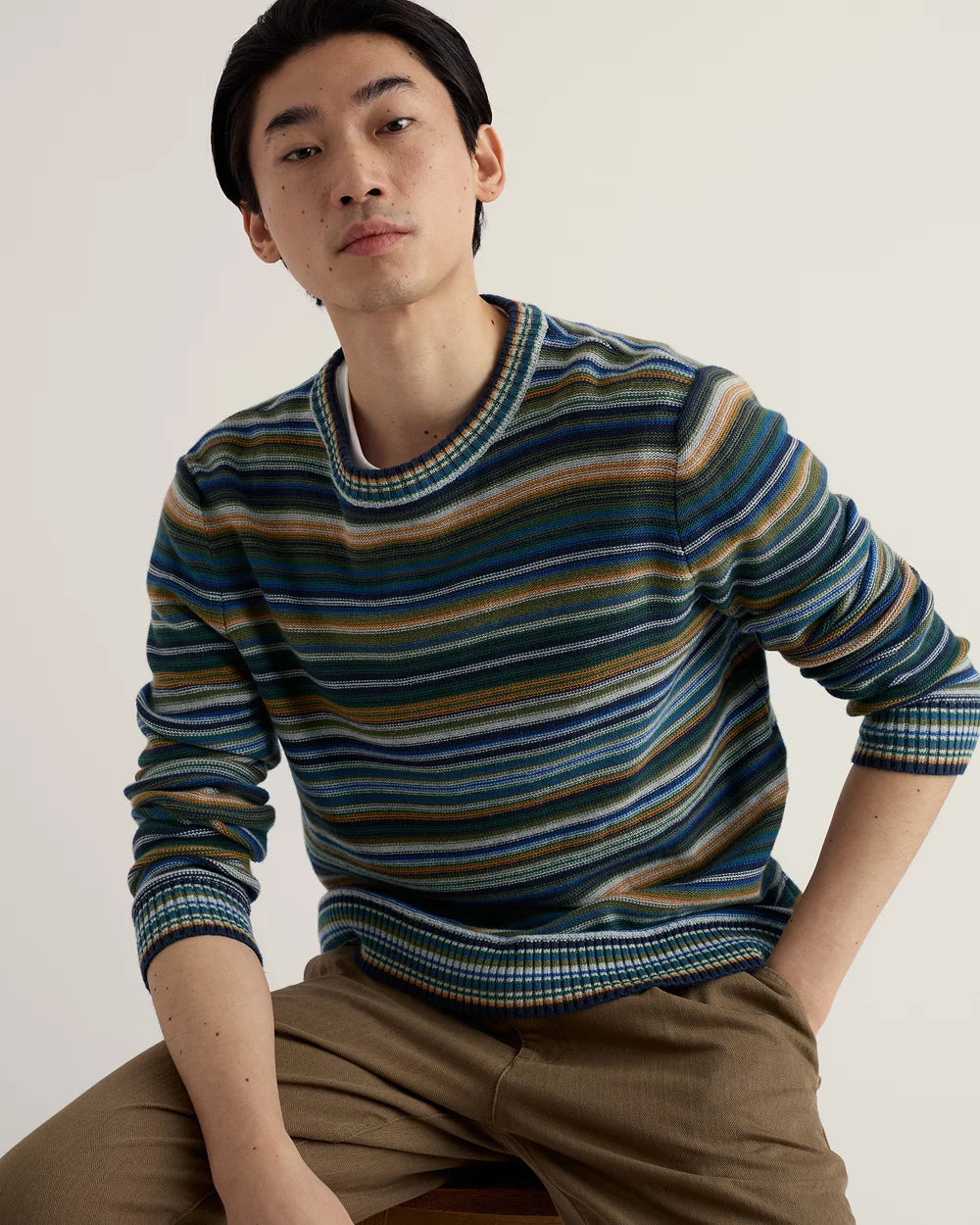 Seasalt Men's Trenale Jumper in Sown Atlantic