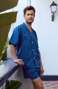 Contare Country Featherweight Pyjamas - Navy Shorts