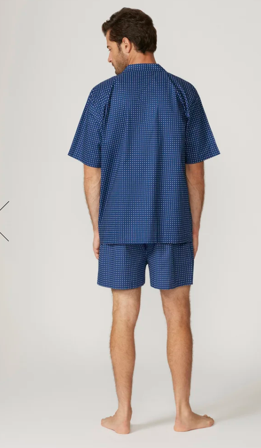 Contare Country Featherweight Pyjamas - Navy Shorts