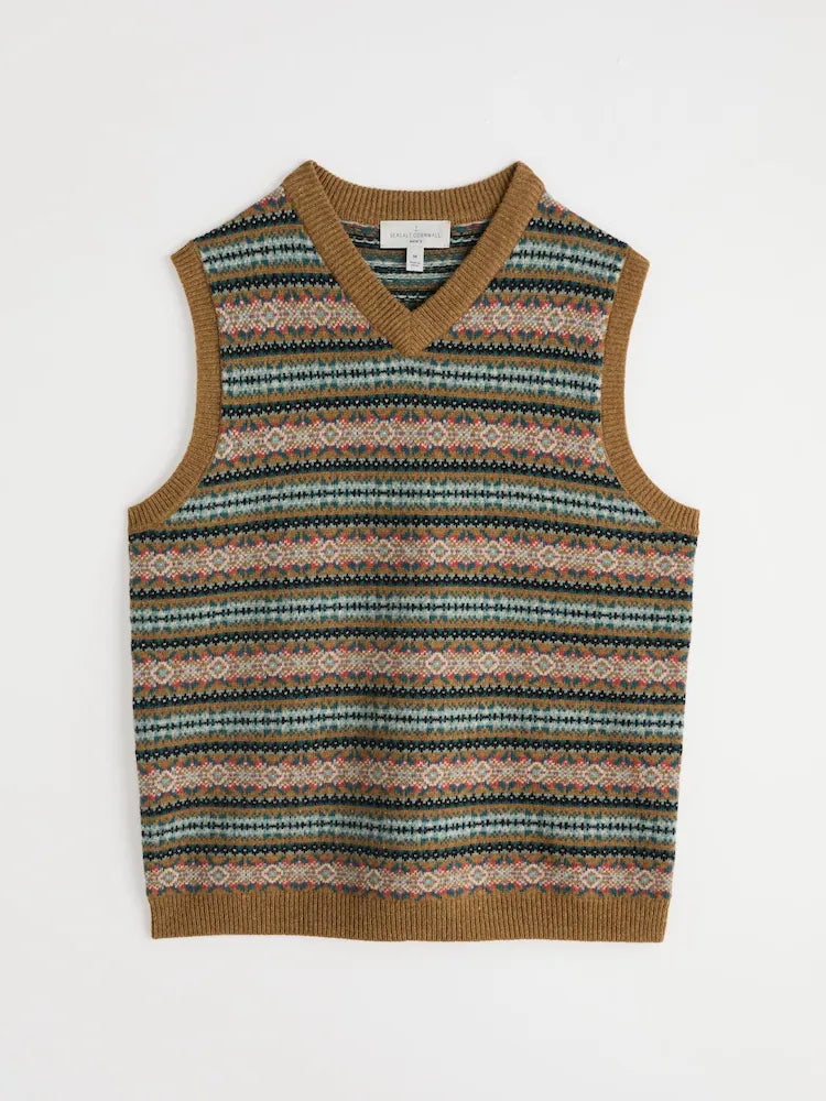 Seasalt Men's Walt Vest in Arthurs Rock Pear