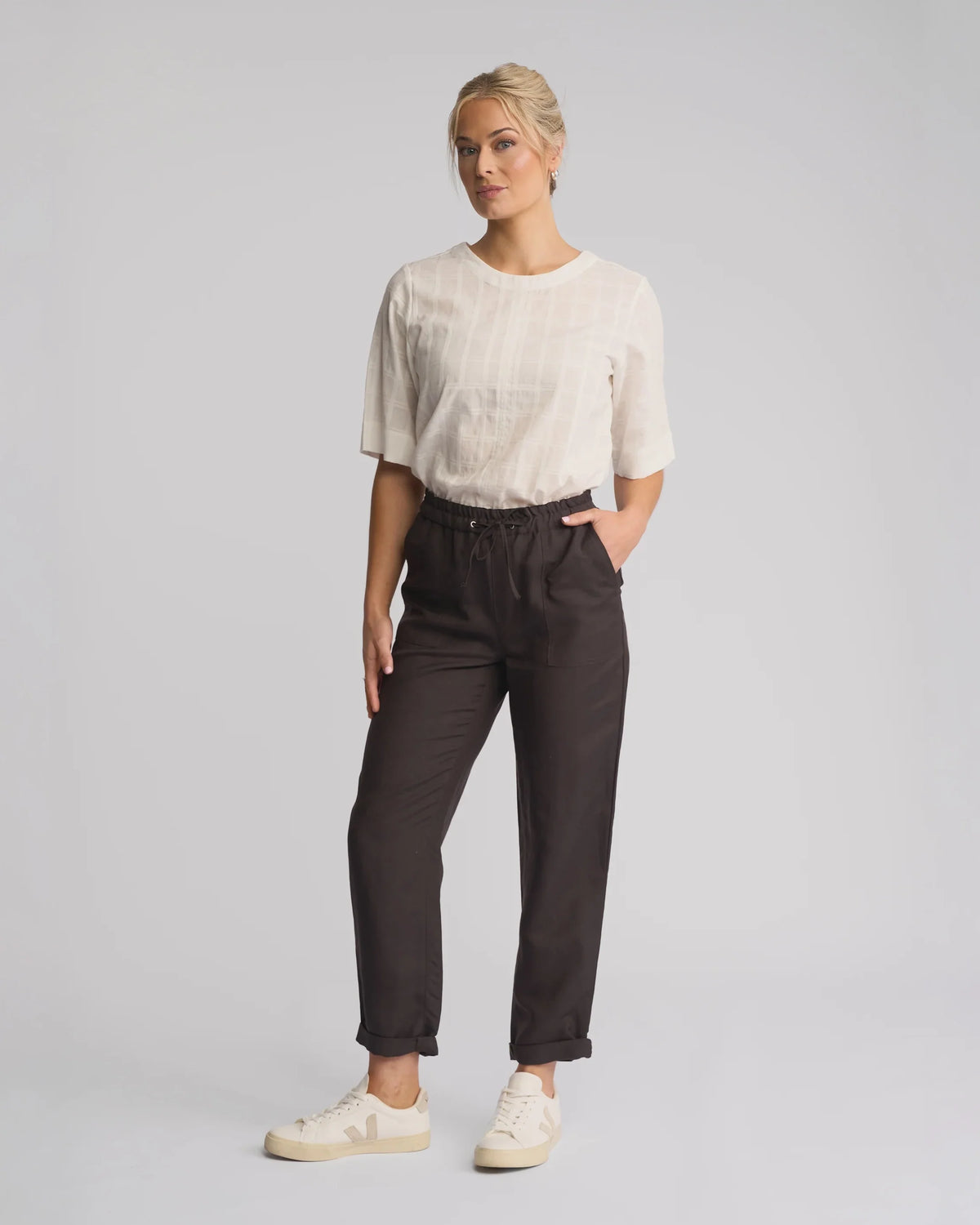Oxford Pant in Chocolate 5016