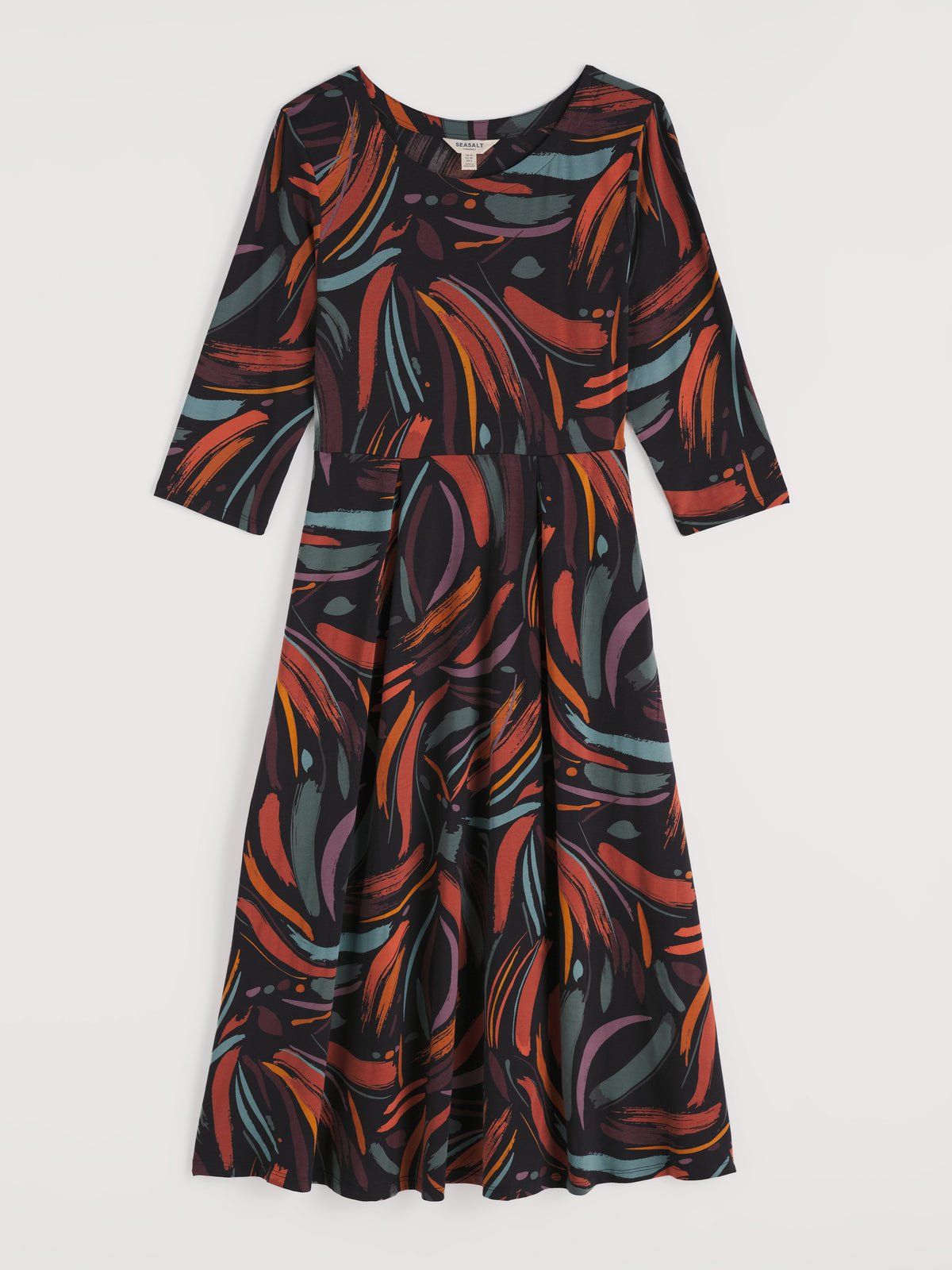 Veronica Dress in Dune Marks Onyx