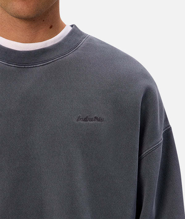The New Del Sur Washed Sweater in Washed Cadet