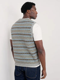 Seasalt Men's Walt Vest in Cockles Cliff