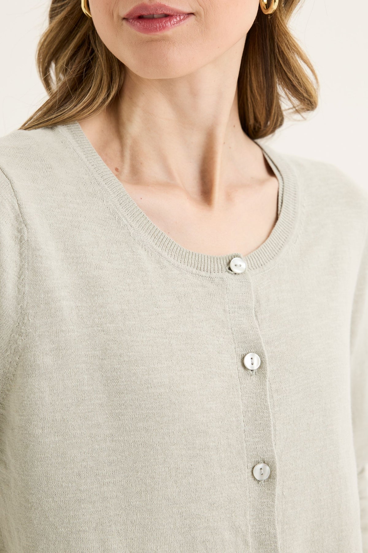 Yarra Trail Blaze Cardigan in Cashew 2