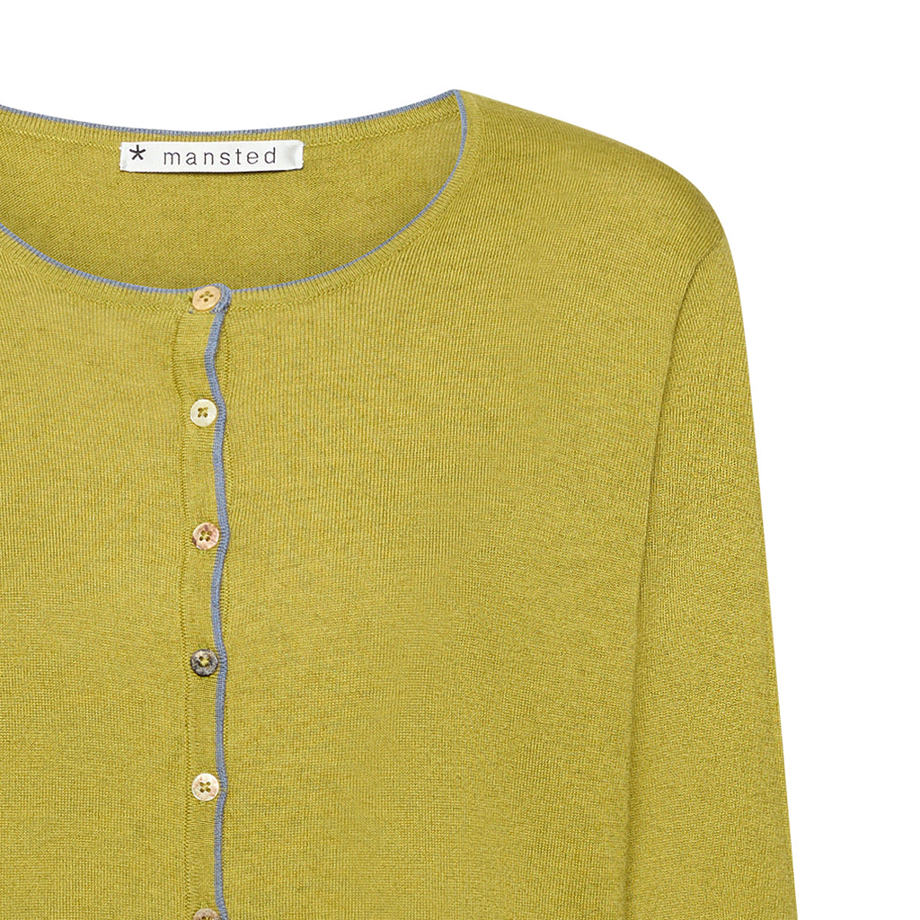 Mansted Yasmina Cardigan in Olive