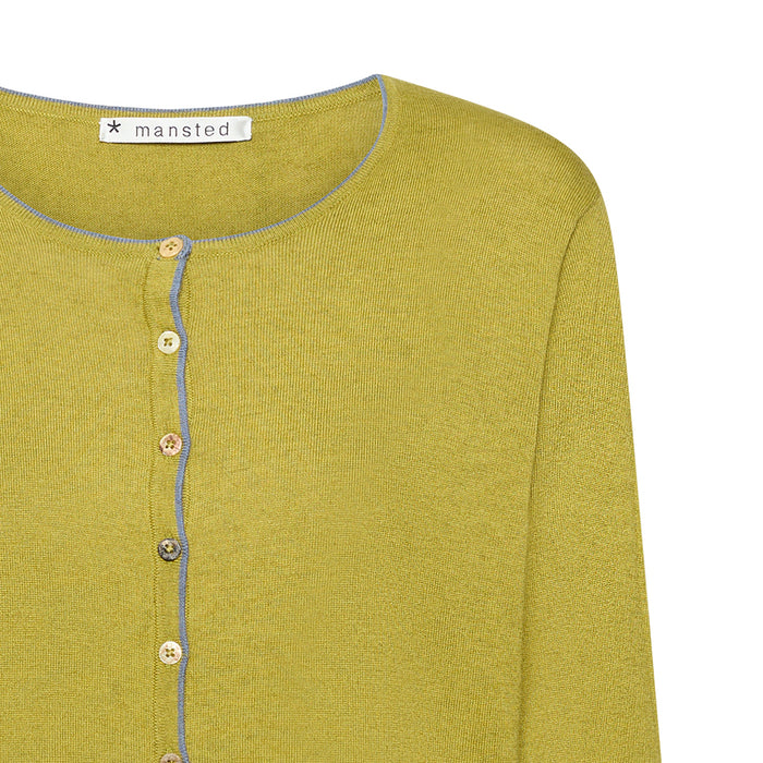 Mansted Yasmina Cardigan in Olive