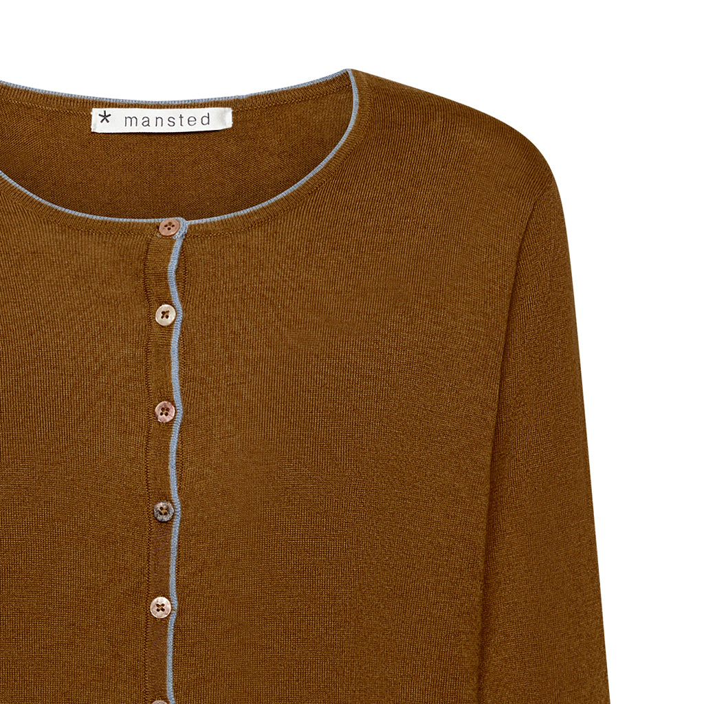 Mansted Yasmina Cardigan in Spice
